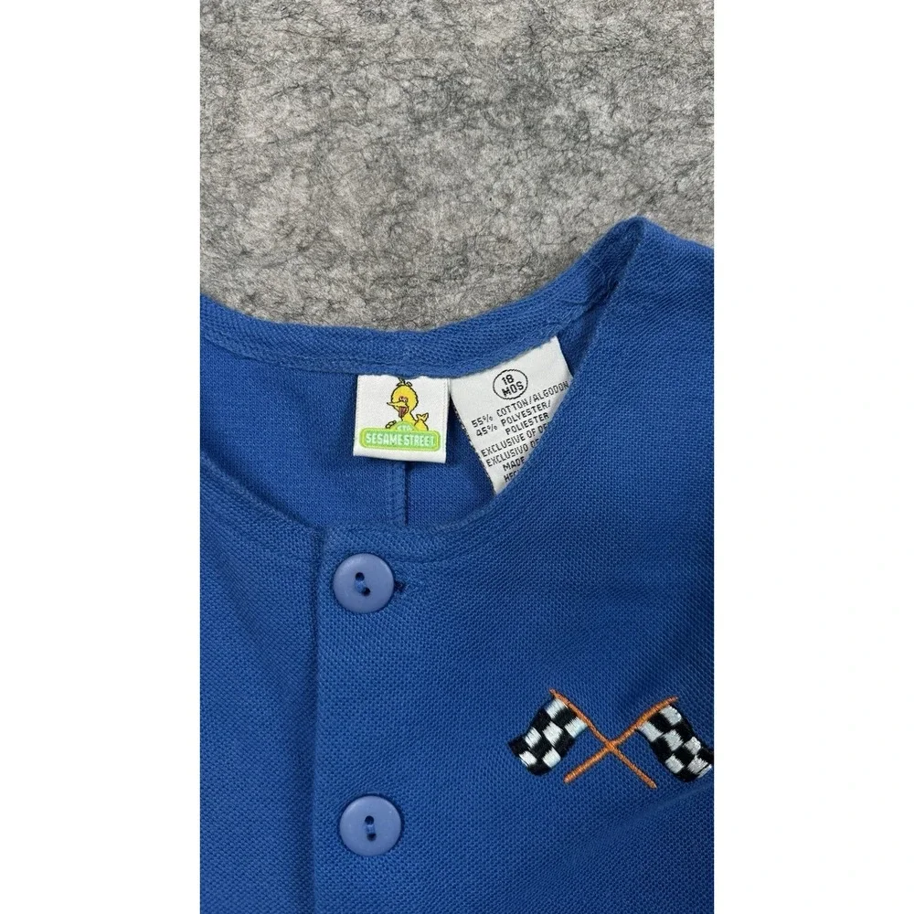 Vintage Y2K Sesame Street Kids Big Bird Elmo 18 Months